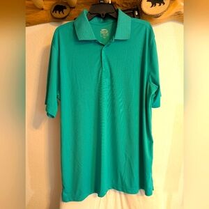 Men’s Slazenger Teal Golf Polo Shirt Size XL